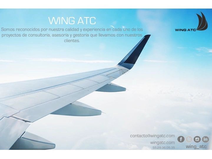 Asesor a Aeron utica WING ATC